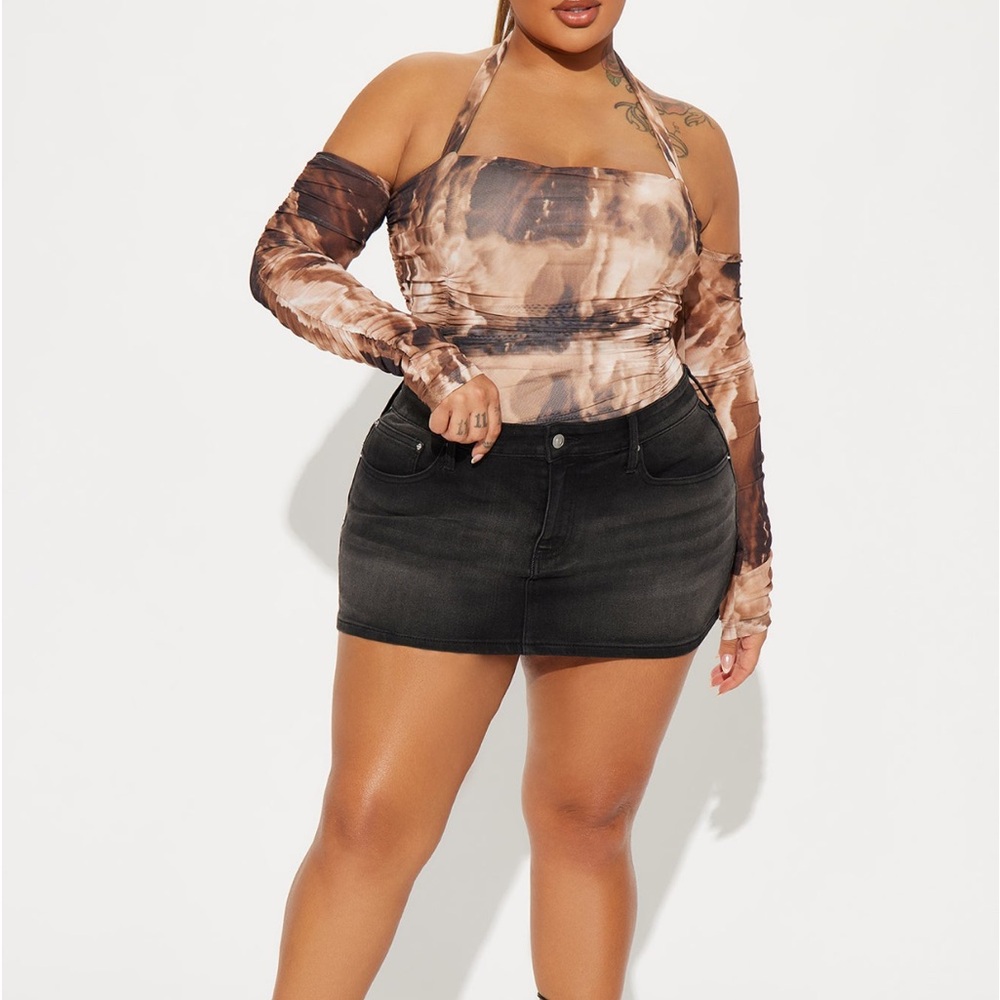 FASHION NOVA Brown Bodysuit 🐻